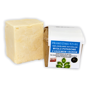 Mydło potasowe kostka z krzemem i borem Powrót do Natury, 100 g