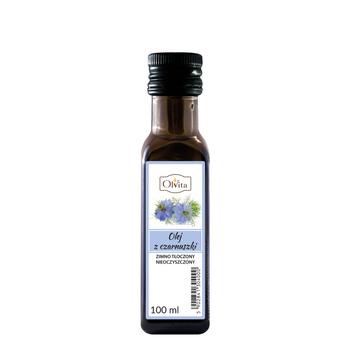 Olej z czarnuszki zimnotłoczony Olvita, 100 ml