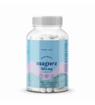 Magnez 365 mg Pure Lab, 120 kaps.