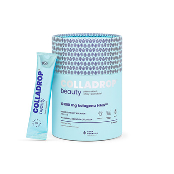 Colladrop® Beauty, kolagen HMG™ 10000 mg, ananas Aura Herbals, saszetki 30 szt.