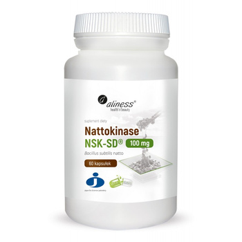 Nattokinase NSK-SD® 100mg Vege Aliness, 60 kaps.