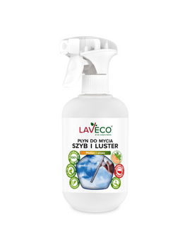 Naturalny płyn do mycia szyb i luster - melon i aloes Laveco, 0,5 l