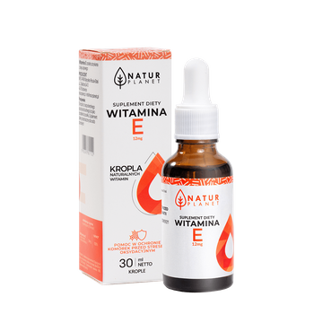 Witamina E krople Natur Planet, 30 ml