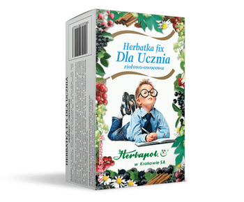 Herbatka fix DLA UCZNIA, 20 saszetek, Herbapol Kraków