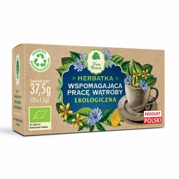 Herbatka wspomagająca pracę wątroby EKO Dary Natury, 25x1,5g