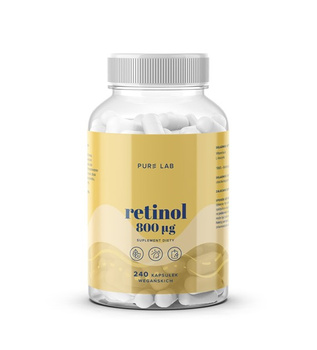 Retinol 800 μg Pure Lab, 240 kaps.