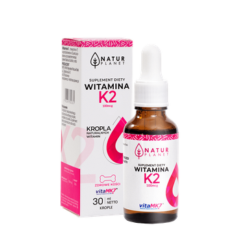 Witamina K2 krople Natur Planet, 30 ml