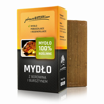 Mydło z borowiną i bursztynem Zdrowie Natury, 100 g