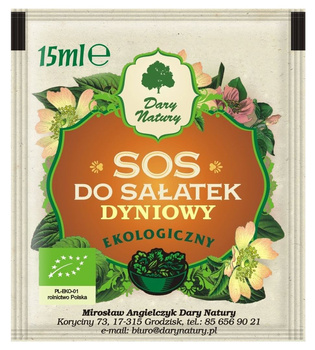 Sos do sałatek dyniowy EKO Dary Natury, 15 ml