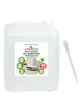 Płyn myjący do robotów mopujących ogórek i aloes Laveco, 5l