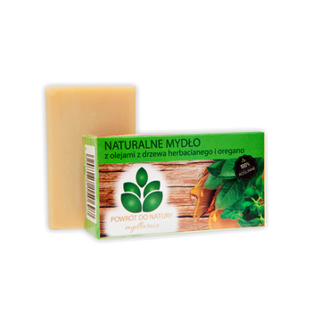 Naturalne Mydło z olejami z drzewa herbacianego i oregano Powrót do Natury, 100 g