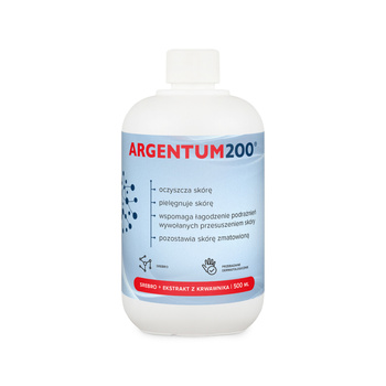 Srebro Argentum200®, tonik Aura Herbals 500 ml.