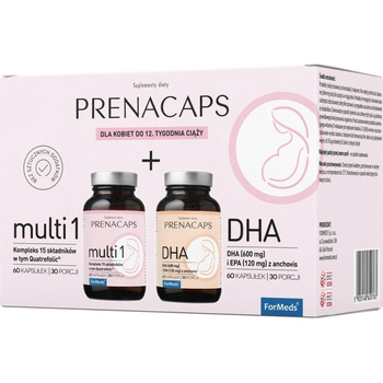 Prenacaps Multi 1 + DHA ForMeds, 2x60 kapsułek