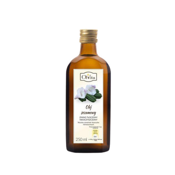 Olej sezamowy zimnotłoczony Olvita, 250 ml