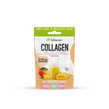 Kolagen o smaku mango + kwas hialuronowy + witamina C - w proszku do picia Intenson, 10,9 g