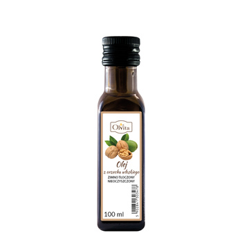 Olej z orzecha włoskiego zimnotłoczony Olvita, 100 ml