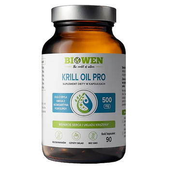 Krill Oil Pro Olej z Kryla Biowen, 90 kapsułek