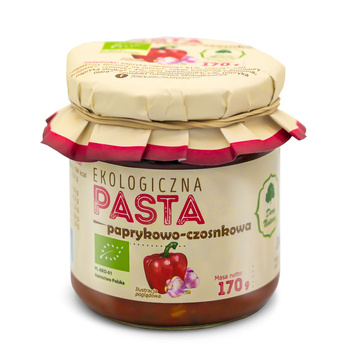 Pasta paprykowo-czosnkowa EKO Dary Natury, 170g