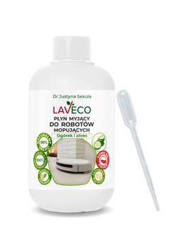 Płyn myjący do robotów mopujących - ogórek i aloes Laveco, 0,5 l