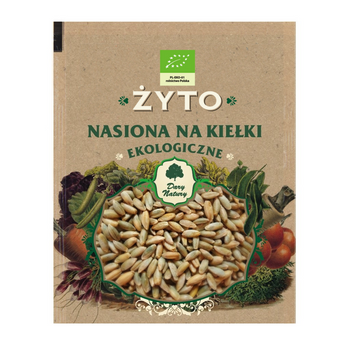 Nasiona na kiełki EKO Żyto Dary Natury, 50g