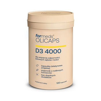 Olicaps D3 4000 ForMeds, 120 kapsułek