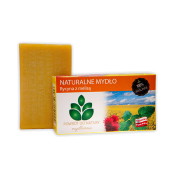 Naturalne Mydło z rycyną i melisą Powrót do Natury, 100 g