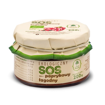 Sos Paprykowy łagodny EKO Dary Natury, 200g