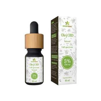 Olej konopny CBD 5% Full Spectrum Natural Biowen, 10ml