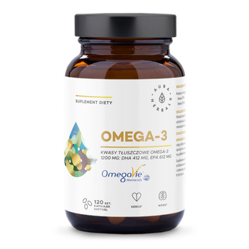 Omega-3 1200 mg Aura Herbals, kapsułki softgel 120 szt.