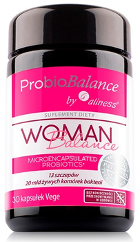 Woman Balance 20 mld. Vege ProbioBalance Aliness, 30 kaps.