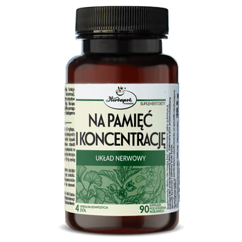 Na Pamięć I Koncentrację Herbapol Kraków, 90 kapsułek
