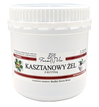 Kasztanowy żel z rutyną Farm-Vix, 600g