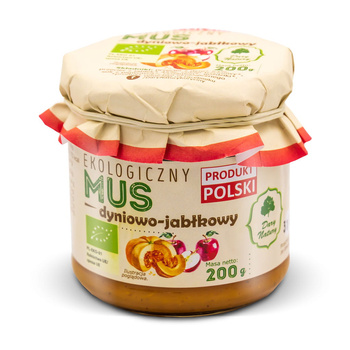 Mus dyniowo-jabłkowy EKO Dary Natury, 200g