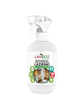 Naturalny płyn do czyszczenia łazienki - bezzapachowy Laveco, 0,5 l