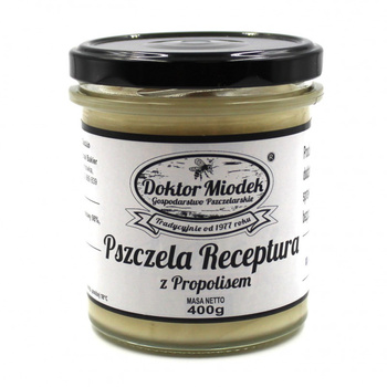 Pszczela Receptura z propolisem Doktor Miodek, 400g
