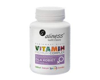 Premium Vit. Complex dla kobiet Aliness, 120 tabl.