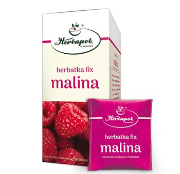 Herbatka Fix MALINA w kopertkach Herbapol Kraków 20x2,5g