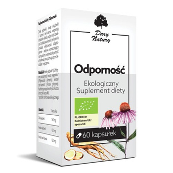 Odporność EKO Dary Natury, 60 kaps. Krótki termin 04,10,2025