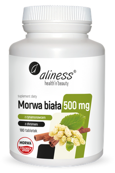 MorwaBiała 500mg Aliness, 180 tab.