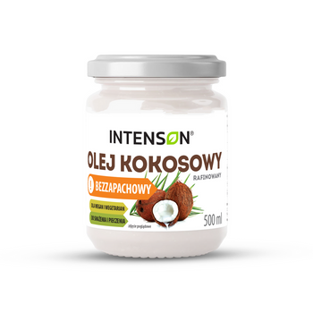 Olej kokosowy rafinowany Intenson, 500ml
