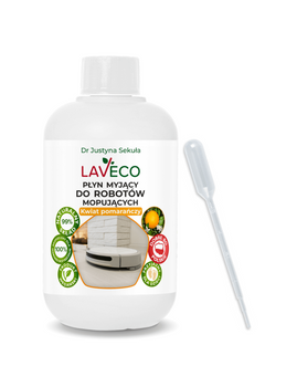 Płyn myjący do robotów mopujących - kwiat pomarańczy Laveco, 0,5 l