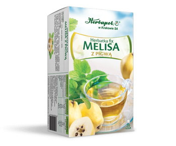 Herbatka Fix MELISA Z PIGWĄ Herbapol Kraków, 20x2g