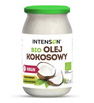 BIO olej kokosowy VIRGIN Intenson, 900ml