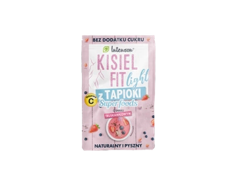 Kisiel fit z tapioki o smaku truskawkowym Intenson, 30 g