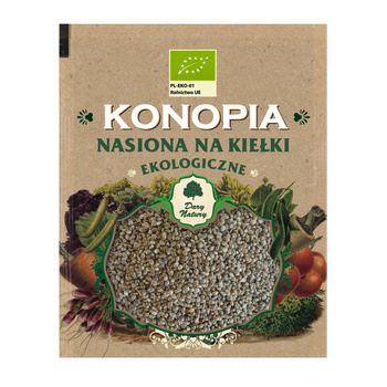 Nasiona na kiełki EKO Konopia Dary Natury, 50g