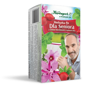 Herbatka Fix Dla Seniora Z Zielem Wierzbownicy Herbapol Kraków, 20x2,5g