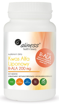 Kwas Alfa liponowy R-ALA Aliness, 60 tab.