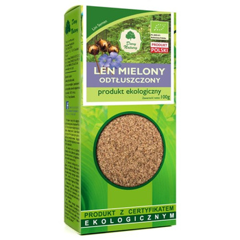 Len mielony odtłuszczony EKO Dary Natury, 100g