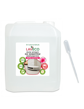 Płyn myjący do robotów mopujących dzika werbena Laveco, 5l