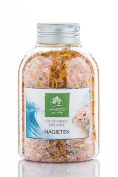 Himalajska sól do kąpieli z nagietkiem Zdrowie Natury, 600g